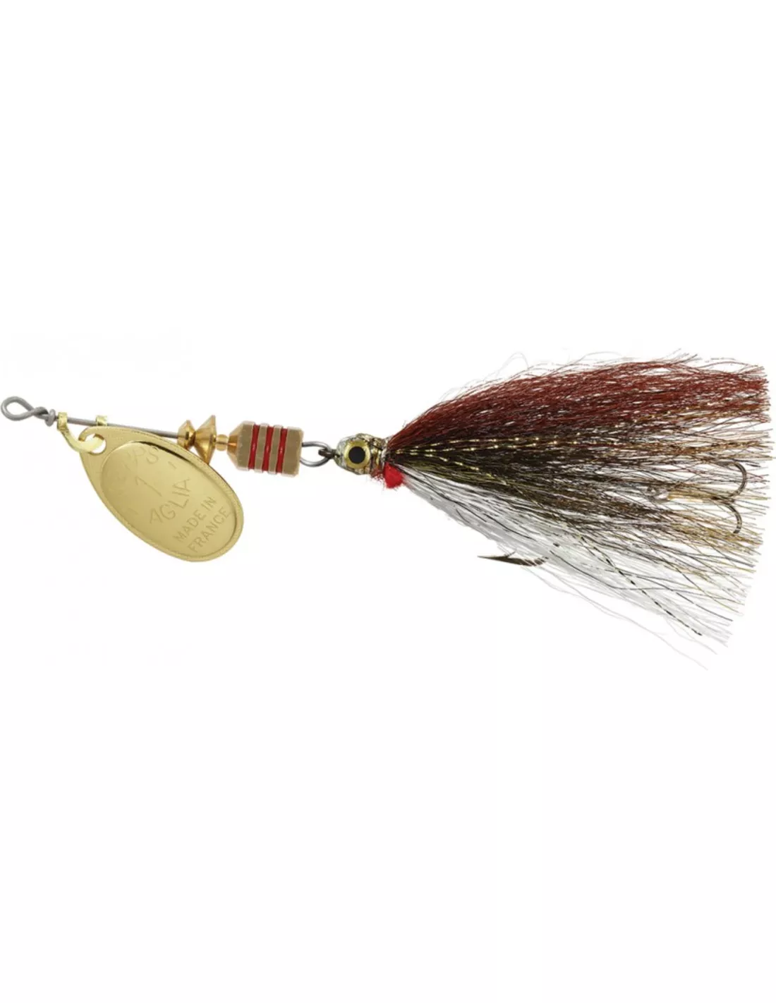 AGLIA TW STREAMER SPINNERS - GOUD 3 AGLIA TW STREAMER SPINNERS - GOUD