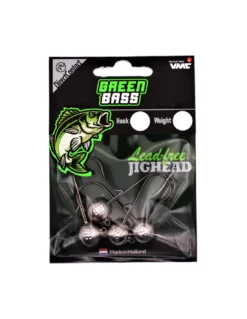 GREEN BASS LEAD FREE JIGHEADS