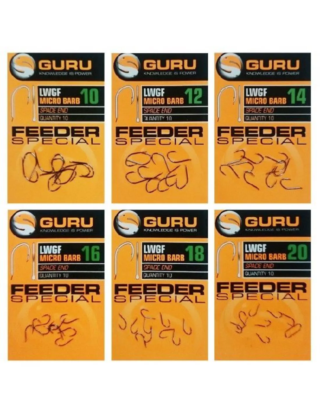 GURU LIGHT WIDE GAPE FEEDER HOOK 10 3 GURU LIGHT WIDE GAPE FEEDER HOOK 10