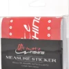 MEASURE STICKER U.F. -Winkel Voor Visbenodigdheden measure sticker uf