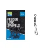 PRESTON FEEDER LINK SWIVELS (10) -Winkel Voor Visbenodigdheden preston feeder link swivels 10