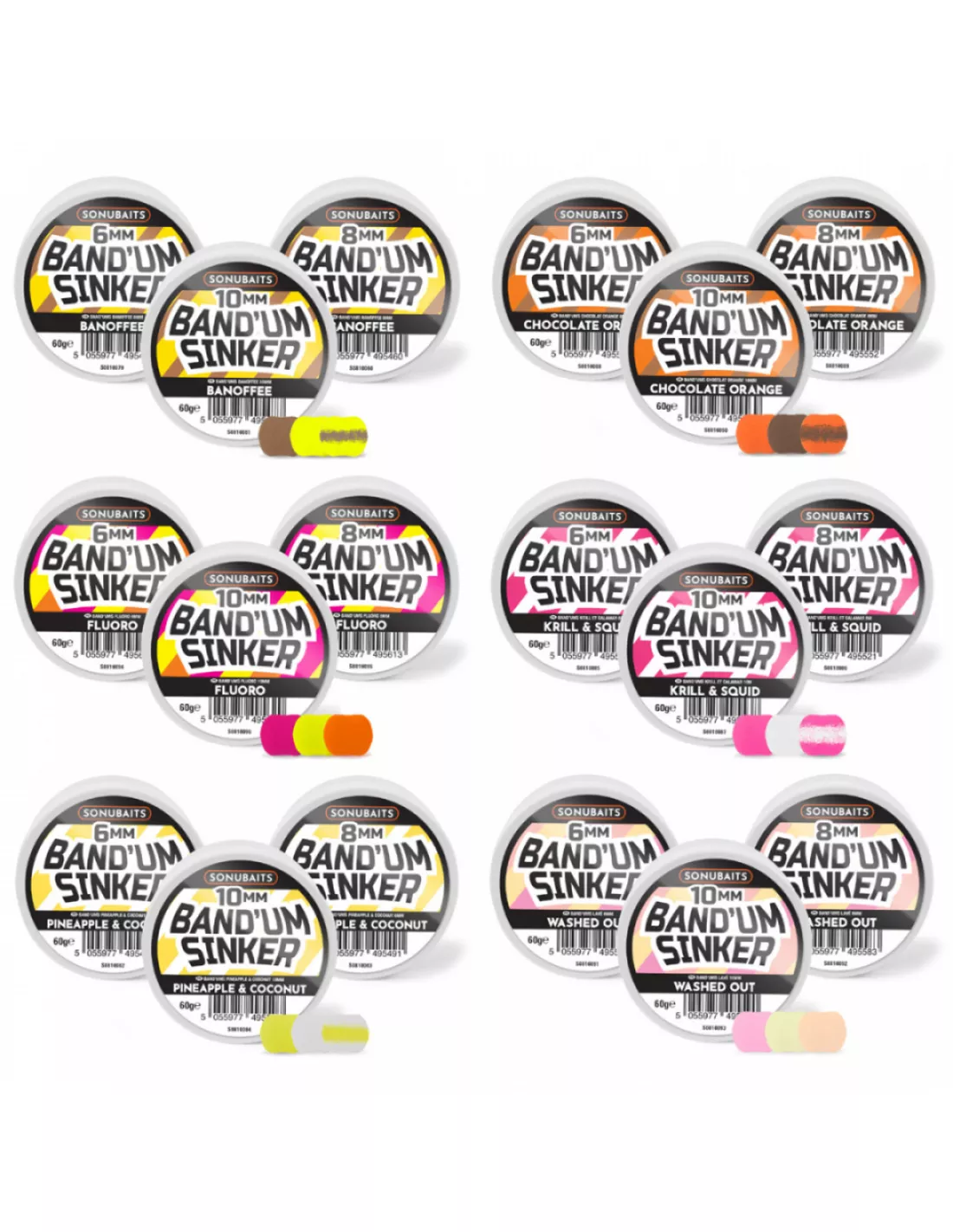 SONUBAITS BAND'UM SINKER 6MM 3 SONUBAITS BAND'UM SINKER 6MM