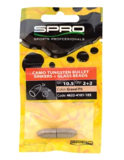 SPRO CAMO TUNGSTEN BULLET SINKERS - GRAVEL PIT